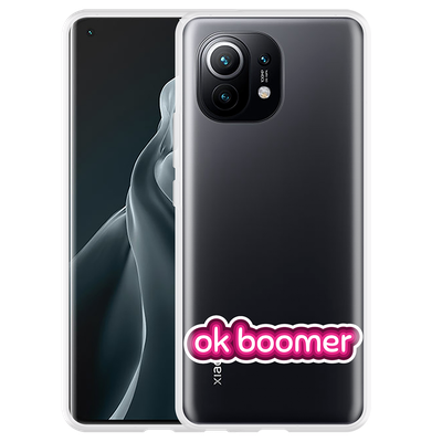 Cazy Hoesje geschikt voor Xiaomi Mi 11 - OK Boomer