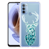 Hoesje geschikt voor Motorola Moto G41 - Art Deco Deer