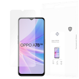 Tempered Glass Screen Protector geschikt voor Oppo A78 5G - Transparant