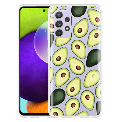 Cazy Hoesje geschikt voor Samsung Galaxy A52 4G/A52 5G - Avocado's