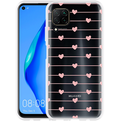 Cazy Hoesje geschikt voor Huawei P40 Lite - Pink Love