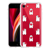 Hoesje geschikt voor iPhone SE 2020 - Lovely Bears