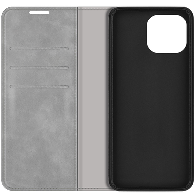 Cazy Wallet Magnetic Hoesje geschikt voor iPhone 13 Mini - Grijs