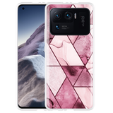 Hoesje geschikt voor Xiaomi Mi 11 Ultra - Roze Marmer Mix