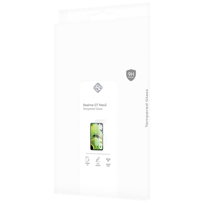 Cazy Tempered Glass Screen Protector geschikt voor Realme GT Neo2 - Transparant