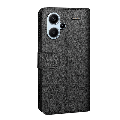 Cazy Wallet Classic Hoesje geschikt voor Xiaomi Redmi Note 13 Pro+ 5G - Zwart