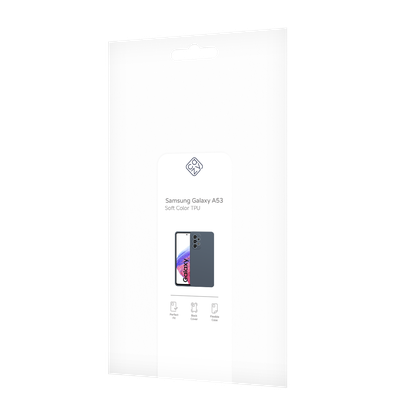 Cazy Soft Color TPU Hoesje geschikt voor Samsung Galaxy A53 - Blauw
