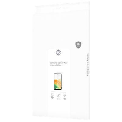 Cazy Tempered Glass Screen Protector geschikt voor Samsung Galaxy A33 - Transparant
