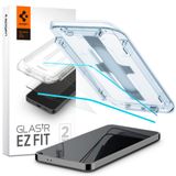 Spigen Screenprotector geschikt voor Samsung Galaxy S24 - Tempered Glas met Montage 2 stuks - Transparant