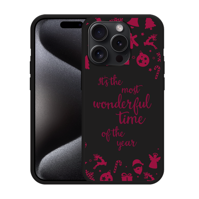 Cazy Hoesje Zwart geschikt voor iPhone 15 Pro Max Most Wonderful Time