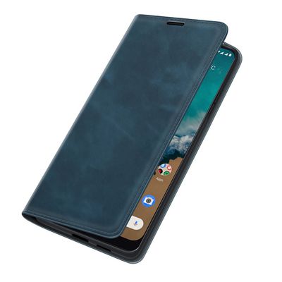 Cazy Wallet Magnetic Hoesje geschikt voor Nokia G50 - Blauw
