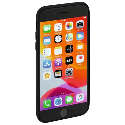 Hama Finest Feel Cover Hoesje geschikt voor Apple iPhone 7 / 8 / SE 2020/2022 - Zwart