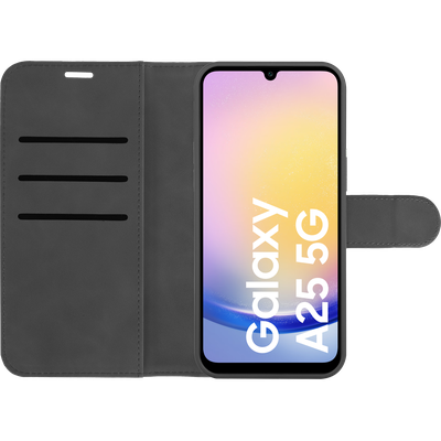Cazy Uitneembaar Wallet Hoesje voor Samsung Galaxy A25 - Magnetisch 2-in-1 Hoesje met Pasvakjes - Zwart