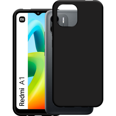 Just in Case Xiaomi Redmi A1 / Redmi A2 - Soft TPU Case with Necklace Strap - Black