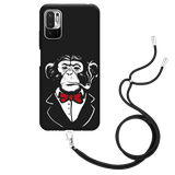 Hoesje met Koord Zwart geschikt voor Xiaomi Redmi Note 10 5G - Smoking Chimp