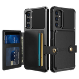 Magnetic Card Hoesje geschikt voor Samsung Galaxy A05s - Zwart