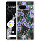 Hoesje geschikt voor Google Pixel 7 - Purple Flowers