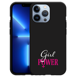 Hoesje Zwart geschikt voor iPhone 13 Pro - Girl Power