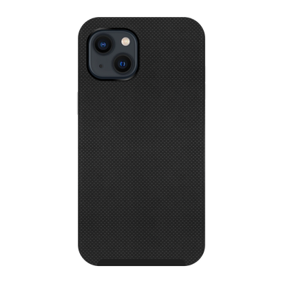 Cazy Rugged Texture TPU Hoesje - Telefoonhoesje geschikt voor iPhone 13 - Zwart
