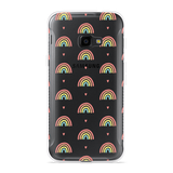 Hoesje geschikt voor Samsung Galaxy Xcover 4/4s - Regenboog Patroon