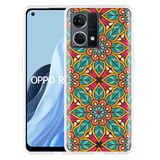 Hoesje geschikt voor Oppo Reno 7 - Flora Mandala