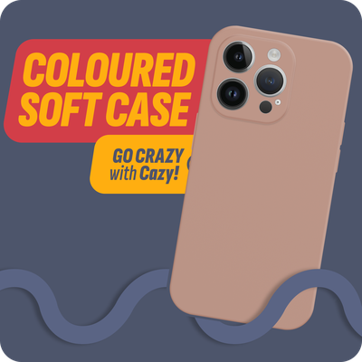 Cazy Soft Color TPU Hoesje geschikt voor iPhone 14 Pro - Roze