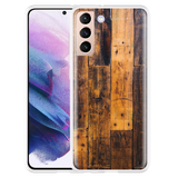Hoesje geschikt voor Samsung Galaxy S21 - Special Wood