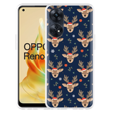 Hoesje geschikt voor Oppo Reno8 T 4G Schattige Rendieren