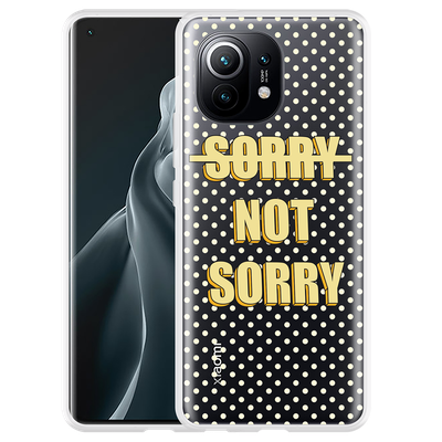 Cazy Hoesje geschikt voor Xiaomi Mi 11 - Sorry not Sorry