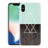 Hoesje geschikt voor iPhone Xs - Wood Simplicity