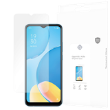 Cazy Tempered Glass Screen Protector geschikt voor Oppo A15/A15s - Transparant