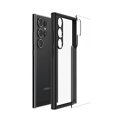 Hoesje geschikt voor Samsung Galaxy S24 Ultra Spigen Ultra Hybrid Case - Zwart
