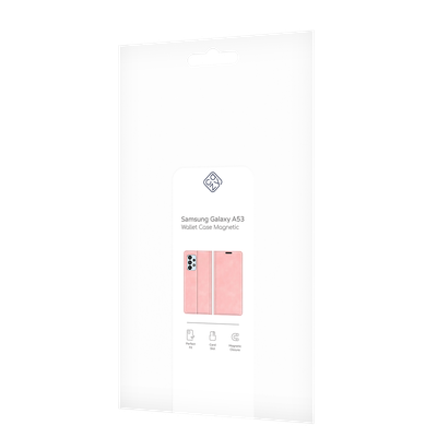 Cazy Wallet Magnetic Hoesje geschikt voor Samsung Galaxy A53 - Roze