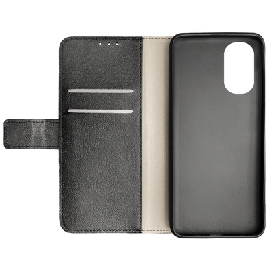 Cazy Wallet Classic Hoesje geschikt voor Motorola Moto G51 5G - Zwart