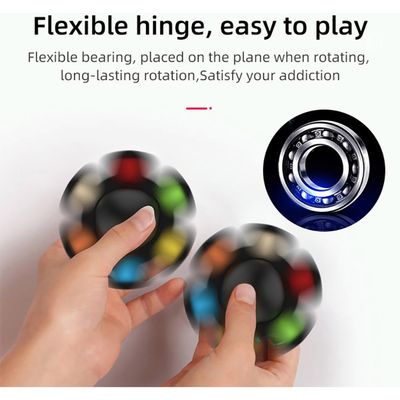 Cazy 4x Fidget Spinner Pop Up Bubble - Bekend van Squid Game - Zwart