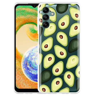 Cazy Hoesje geschikt voor Samsung Galaxy A04s - Avocado's
