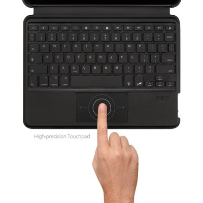 Hoes geschikt voor iPad Pro 11 2021 - Gecko Keyboard Cover 2.0 - QWERTZ - Grijs