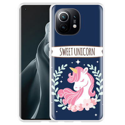 Cazy Hoesje geschikt voor Xiaomi Mi 11 - Sweet Unicorn