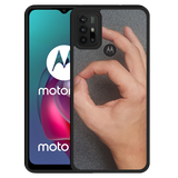 Hardcase hoesje geschikt voor Motorola Moto G10 - Circle Hand Game