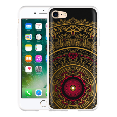 Cazy Hoesje geschikt voor iPhone 7 - Mandala Fantasie
