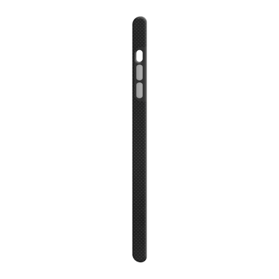 Cazy Rugged Texture TPU Hoesje - Telefoonhoesje geschikt voor iPhone 15 - Zwart