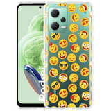 Hoesje geschikt voor Xiaomi Redmi Note 12 Emoji