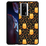 Hoesje Zwart geschikt voor Poco F5 Pro Cute Owls