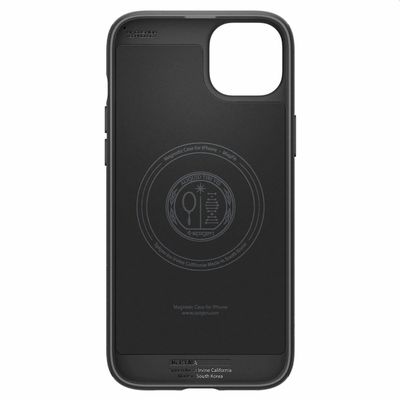 Hoesje geschikt voor iPhone 15 - Spigen Mag Armor Case Magfit - Zwart