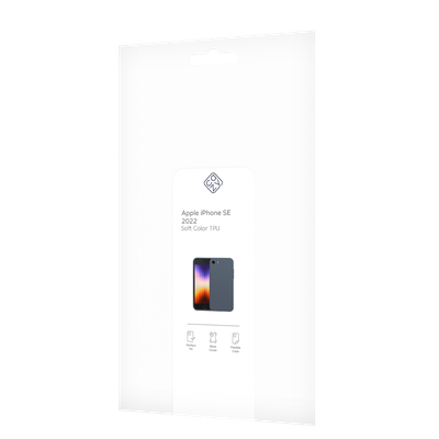 Cazy Soft Color TPU Hoesje geschikt voor iPhone 7/8/SE 2020/2022 - Blauw