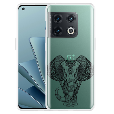 Cazy Hoesje geschikt voor OnePlus 10 Pro - Mandala Elephant