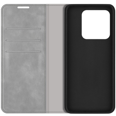 Cazy Wallet Magnetic Hoesje geschikt voor Xiaomi Redmi 10A - Grijs