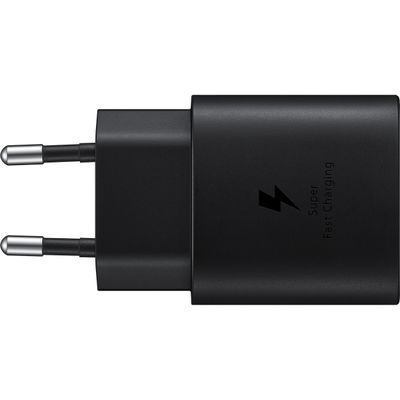 Samsung USB-C Adapter zonder kabel 25W Super Fast Charging - Power Delivery - Zwart