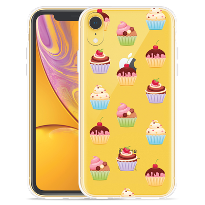 Cazy Hoesje geschikt voor iPhone Xr - Cupcakes