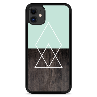 Cazy Hardcase hoesje geschikt voor iPhone 11 - Wood Simplicity